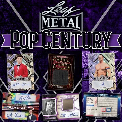 2022 leaf metal pop century hobby box|2022 leaf metal pop checklist.